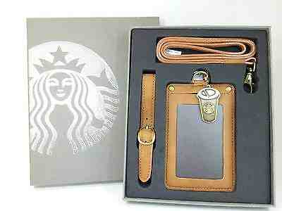 New Starbucks Tag Brown  For Employee Card Holder or Luggage Tag Thailand 2017 - Sold on eBay Nov, 26th 2018 for $28.00