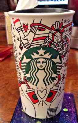 NEW Starbucks 2017 Christmas Holiday Travel Tumbler Mug Coffee Cup Red Dot - Sold on eBay Nov, 26th 2018 for $25.00