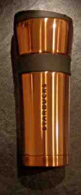 Starbucks 2017 Stainless Steel Copper Double Wall Grip Tumbler (16 fl oz)  - Sold on eBay Nov, 26th 2018 for $26.95