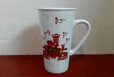 Starbucks Disney Parks Christmas Holiday 2017 Ceramic Travel Mug Cup w/Handle  - Sold on eBay Nov, 26th 2018 for $7.00