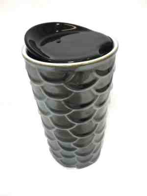 Starbucks Holiday 2017 Siren Mermaid Scale Double Wall Ceramic Tumbler 10 oz NEW - Sold on eBay Nov, 26th 2018 for $17.00