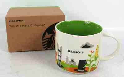 NIB Starbucks You Are Here YAH Illinois Mug 2017 in Box 14oz NEW - Sold on eBay Nov, 26th 2018 for $18.95