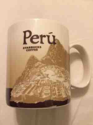 Starbucks Coffee Mug Peru Global Icon Series 16oz 2017 Excellent Condition - Sold on eBay Nov, 26th 2018 for $24.00