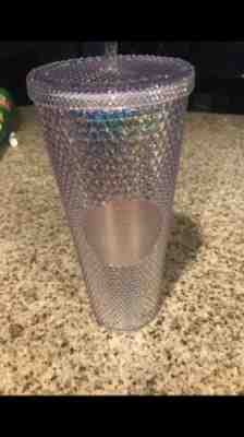 Starbucks 2018 HOLIDAY - Rainbow Iridescent Glitter Tumbler Cold Cup 24 oz - Sold on eBay Nov, 28th 2018 for $30.00