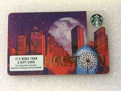 Starbucks  New 2018 Houston Card 6159 - Sold on eBay Nov, 28th 2018 for $7.95