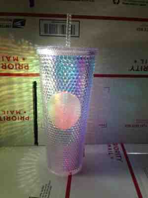 Starbucks 2018 Holiday Christmas Collection Iridescent Shiny Rainbow Tumber Xmas - Sold on eBay Nov, 27th 2018 for $29.99