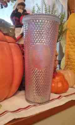 Starbucks 2018 Holiday Rainbow Iridescent Glitter Hologram Tumbler Cup 24OZ - Sold on eBay Nov, 27th 2018 for $35.00