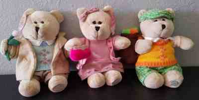 LOT OF 3 STARBUCKS BEARISTA TEDDY BEARS 2006 2007 LIMITED EDITION Valentine Golf - Sold on eBay Nov, 30th 2018 for $22.98
