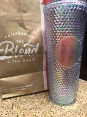 2018 Starbucks  Holiday Limited Edition Iridescence Tumblr Cup 24 Oz - Sold on eBay Nov, 30th 2018 for $30.00