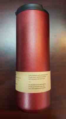 2018 Starbucks Vacuumed Insulated Tumbler 16oz Metallic Dark Red Limited Edition - Sold on eBay Nov, 30th 2018 for $12.00