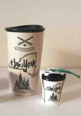 Starbucks New York Tumbler & NY Ornament Set 2017 Limited Edition 12oz NEW - Sold on eBay Nov, 29th 2018 for $50.00