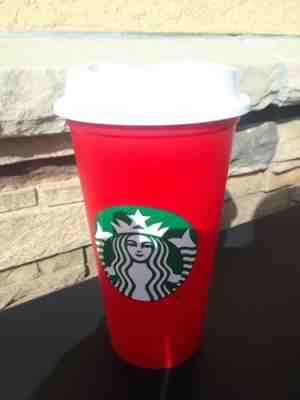 Starbucks Red Reusable 16 oz Grande Holiday Cup 2018 Limited Edition - Brand New - Sold on eBay Nov, 28th 2018 for $7.85