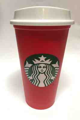 Starbucks Limited Edition Red Holiday 2018 Reusable plastic cup tumbler 16oz. - Sold on eBay Nov, 26th 2018 for $14.99