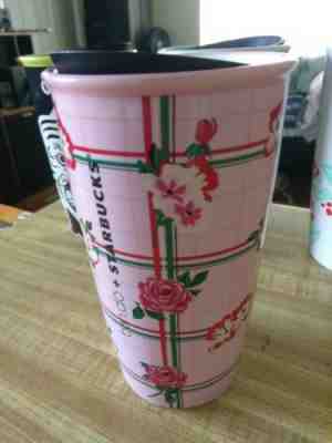 Starbucks Bando Pink Floral Double Wall Tumbler 2018 Limited Edition Rare - Sold on eBay Nov, 26th 2018 for $55.00