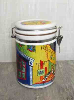 Chaleur Starbucks 1994 Van Gogh Cafe Terrace At Night Canister By D Burrows  - Sold on eBay Sep, 6th 2018 for $39.99