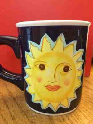 Starbucks Barista 16oz Coffee Mug Set Of 2 Sun Moon 2000 - Sold on eBay Nov, 29th 2018 for $30.00