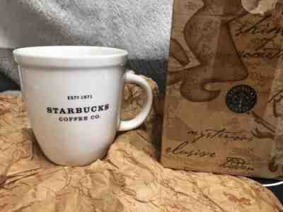 Starbucks 2001 Abbey Mug with Box - White - Sold on eBay Nov, 30th 2018 for $11.00