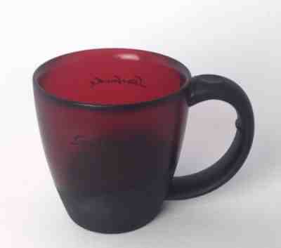 2001 Starbucks Coffee Mug Barista Translucent Red Plastic Cup 12 Oz RARE - Sold on eBay Nov, 29th 2018 for $19.95