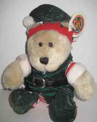 NWT Starbucks Bearista Bear 2001 Holiday Elf #17 Christmas Red & Green Attire - Sold on eBay Nov, 28th 2018 for $8.99