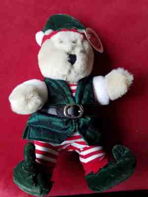 Starbucks Bearista Bear - 2001 Holiday Elf - 17th Edition - Christmas - w/ Tags - Sold on eBay Nov, 2nd 2018 for $4.20