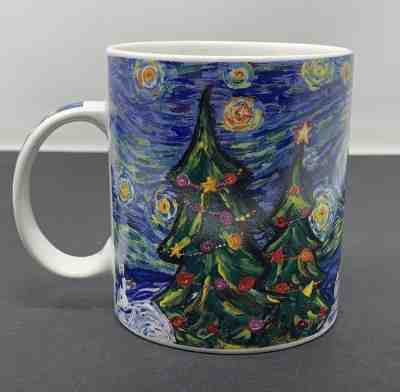 2001 STARBUCKS BARISTA VAN GOGH STARRY NIGHT MUG CHRISTMAS TREE - Sold on eBay Sep, 29th 2018 for $22.00