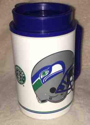 Starbucks Seattle Seahawks Travel Mug - Vintage 2001 - Sold on eBay Sep, 28th 2018 for $19.19