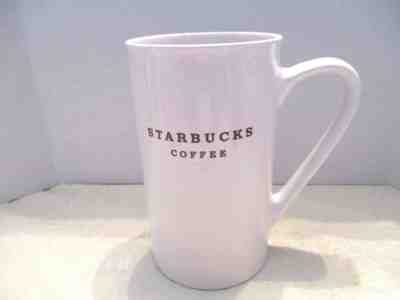 2003 Starbucks Coffee Gold Lettering 12 Oz. White Ceramic Coffee Cup/Mug - Sold on eBay Dec, 1st 2018 for $8.00