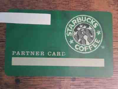 RARE! STARBUCKS 2003 Partner Only GREEN Gift Card USED In Very Good Condition - Sold on eBay Nov, 30th 2018 for $29.50