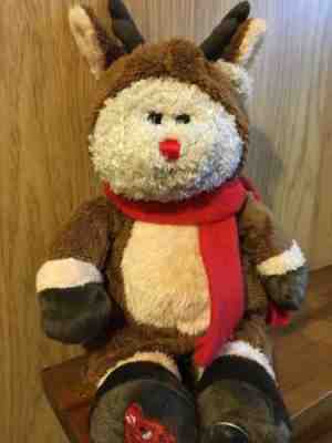 Starbucks Bearista  Rudolph the Red Nose Reindeer Plush 12" 28th Edition 2003 - Sold on eBay Nov, 28th 2018 for $3.99