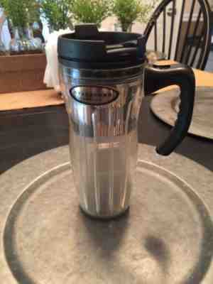2004 Starbucks Stainless Steel Tumbler 16oz Handle Insulated - Sold on eBay Nov, 30th 2018 for $12.12
