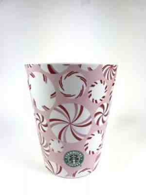 Starbucks 2004 Holiday Coffee Tea Mug Pink W/ Peppermint Candies Very Rare! - Sold on eBay Nov, 28th 2018 for $8.00