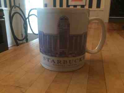 STARBUCKS Architect Series SUPPORT CENTER 18 oz White/Blue COFFEE Cup MUG 2006 - Sold on eBay Nov, 30th 2018 for $10.00
