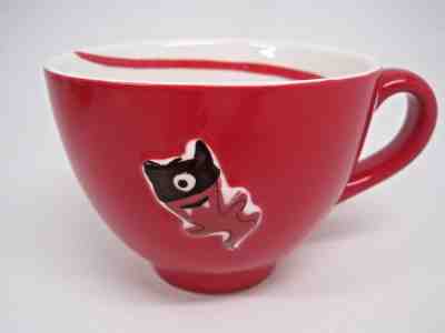 New Starbucks 2006 Raised Red Ghost Boo Swirl Halloween 12 oz Coffee Mug Cup - Sold on eBay Nov, 30th 2018 for $5.00