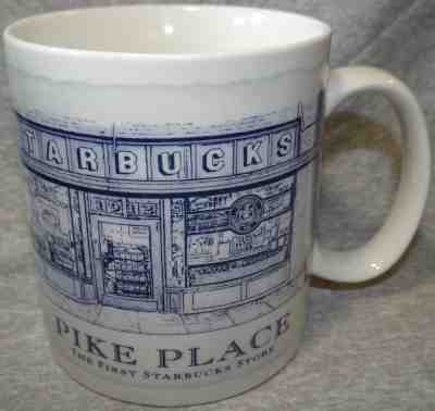STARBUCKS ARCHITECT SERIES 18oz COLLECTIBLE COFFEE MUG CUP 2006 PIKE PLACE ~ EUC - Sold on eBay Nov, 30th 2018 for $25.99