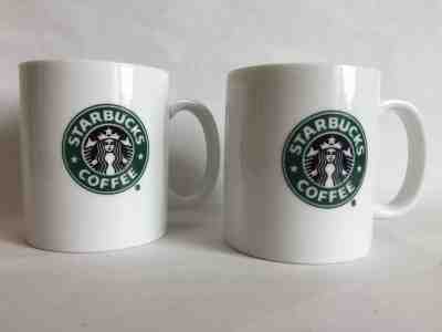 Two Starbucks Coffee Cups Mugs With Original Siren Mermaid Logo 8 Oz.  2006 - Sold on eBay Nov, 29th 2018 for $8.00