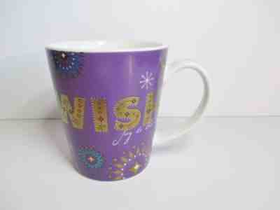 STARBUCKS COFFEE MUG 2006 WISH PURPLE HOLIDAY MUG 14 OZ TAG - Sold on eBay Nov, 29th 2018 for $6.99
