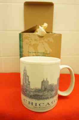 Starbucks Chicago Coffee Mug The Windy City Architecture Series 18 oz 2006 - Sold on eBay Nov, 29th 2018 for $34.95