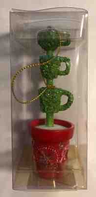 Starbucks 2006 topiary holiday / Christmas tree ornament   (1564) - Sold on eBay Nov, 28th 2018 for $9.49
