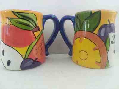 2 Starbucks Costa Rica Coffee Mugs Special Edition 2006 Designed by PEFI 16 Oz - Sold on eBay Nov, 28th 2018 for $28.50