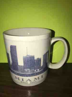 Pre-owned ~ Starbucks Cities Series - Miami Magic City Ceramic Coffee Mug 2006 - Sold on eBay Nov, 28th 2018 for $12.28