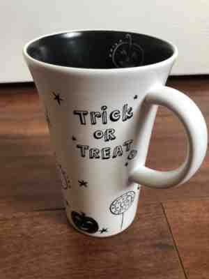 Starbucks 2007 trick or treat tall mug, 14oz. Black and white EUC - Sold on eBay Nov, 30th 2018 for $13.99