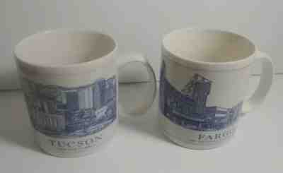 LOT 2 STARBUCKS TUCSON & FARGO MUGS  GLOBAL ARCHITECT SERIES COLLECTION NEW!! - Sold on eBay Nov, 29th 2018 for $10.00