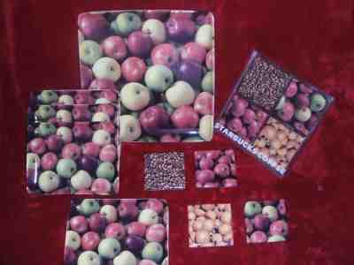 Starbucks Apples Pattern Collection - 2007 - Sold on eBay Nov, 29th 2018 for $45.00