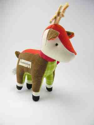 Reindeer Plush Starbucks Holiday Christmas Festive Stuffed Toy 2008 - Sold on eBay Nov, 30th 2018 for $7.99