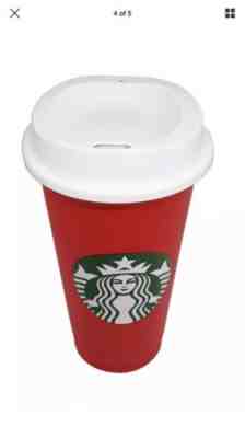 2018 Starbucks Holliday Red Reusable Travel Cup - (Grande 16 Oz) 2 pack - Sold on eBay Dec, 1st 2018 for $14.98