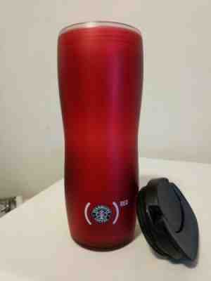 Starbucks 2008 (Product) Red Soft Silicone Outside 16 oz Travel Tumbler - Sold on eBay Dec, 1st 2018 for $10.00
