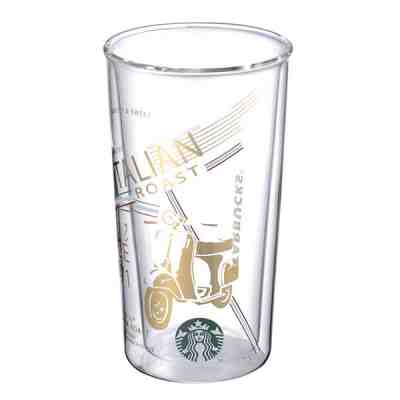Starbucks Taiwan 400ml Italian Roast double wall glass cup - Sold on eBay Dec, 1st 2018 for $30.00