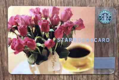 2003 STARBUCKS Mother's Day ROSES Gift Card Pin Intact - Sold on eBay Dec, 1st 2018 for $7.61