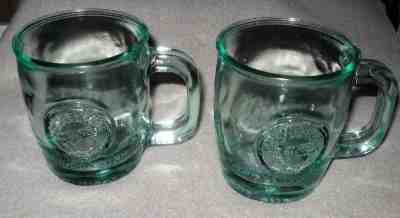 STARBUCKS AUTHENTIC 100% RECYCLED GREEN GLASS MUGS MADE IN SPAIN - NEW - Sold on eBay Dec, 1st 2018 for $29.95