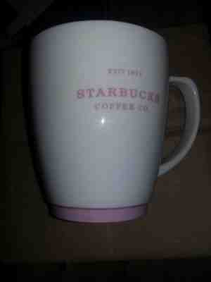 2006 Starbucks Coffee Co., Est. 1971 Mug 18 fl.oz. - Pink Trim Nice!! - Sold on eBay Dec, 1st 2018 for $29.99